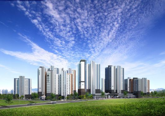 고덕국제신도시 미래도 파밀리에 투시도. 피알페퍼 제공