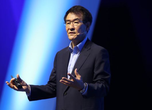 김경진 한국 델 테크놀로지스 총괄사장이 지난해 8월 28일 ‘델 테크놀로지스 포럼 2024'에서 발언하는 모습. 한국 델 테크놀로지스 제공