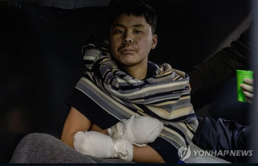 우크라이나군에 생포된 북한군 포로. 연합뉴스