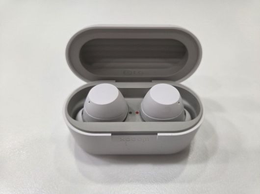 LG전자 무선 이어폰 '엑스붐 버즈'. 사진=구자윤 기자