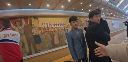 영국인 유튜버 해리 재거드(Harry Jaggard)가 찍은 평양 시내 모습. 유튜브 영상 갈무리