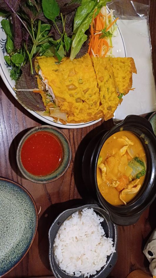 하노이에 분점이 많은 MET 레스토랑의 음식. 사진=이환주 기자