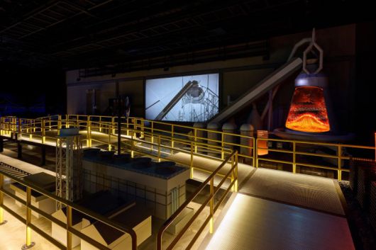 포스코 파크1538광양의 제철공정존으로 제련·제강·압연·냉연·도금 과정을 구현했다. 포스코 제공