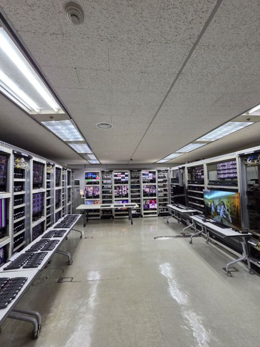 LG유플러스의 대전 R&D 센터 내 단말 소프트웨어(SW) 시나리오 실험실. 사진=장민권 기자