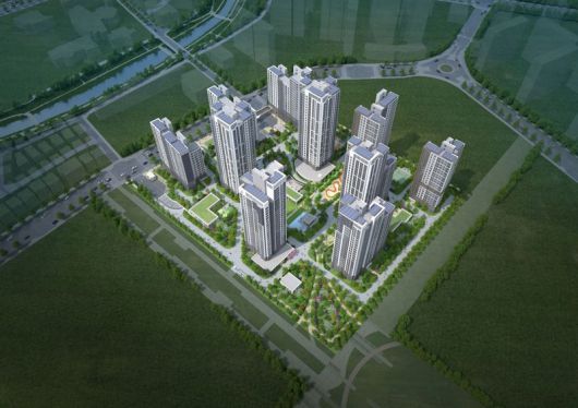경기 하남시 '교산 푸르지오 더 퍼스트' 조감도. 대우건설 제공