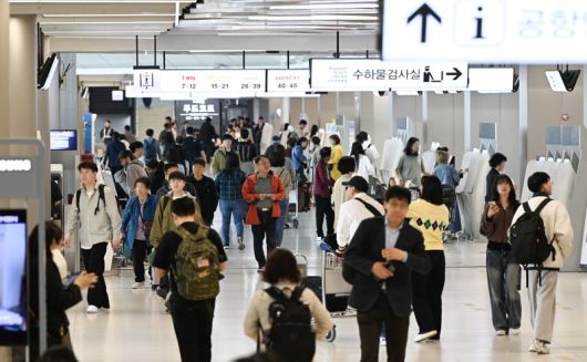 김포공항 국내선 대합실 모습. 한국공항공사 제공