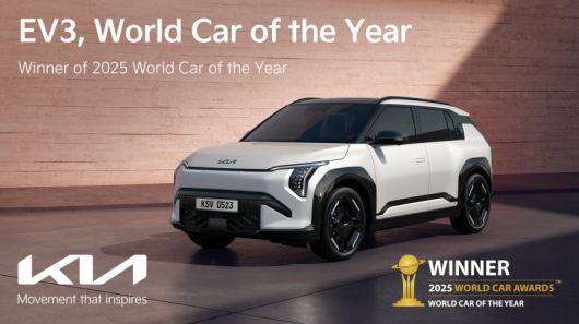 기아가 세계 최고 권위의 자동차 상인 ‘2025 월드카 어워즈(2025 World Car Awards)’에서 EV3가 ‘세계 올해의 자동차(World Car of the Year, WCOTY)’에 선정됐다고 밝혔다. /사진=뉴스1화상