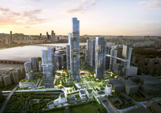 용산국제업무지구 조감도. 한국철도공사(코레일) 제공