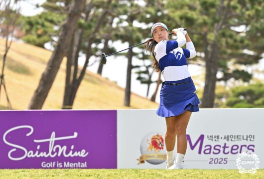 넥센 세인트나인 대회에서 플레이하고 있는 이동은.KLPGA 제공