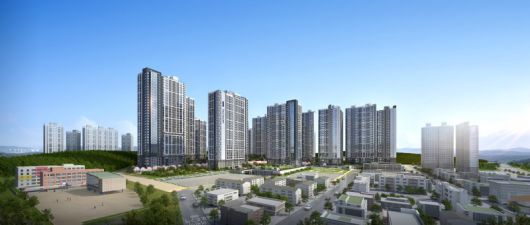 고양 더샵포레나 투시도. 포스코이앤씨 제공