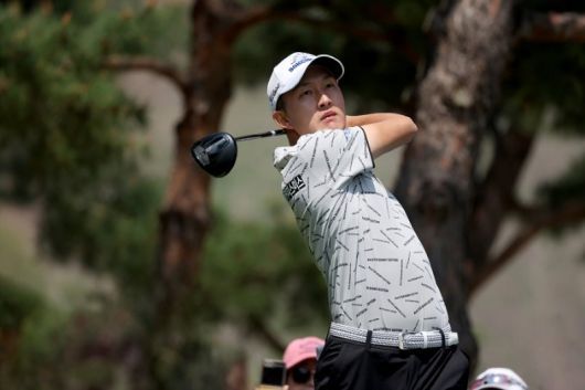 김백준은 4개 대회 연속 한국프로골프(KPGA) 제네시스 포인트 1위를 달리고 있다. KPGA 제공