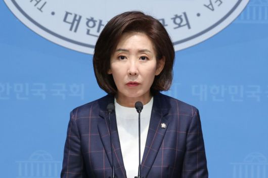 나경원 국민의힘 의원이 30일 오후 서울 여의도 국회 소통관에서 김문수 대선 경선 후보 지지선언을 하고 있다. 2025.4.30/뉴스1 ⓒ News1 이광호 기자 /사진=뉴스1