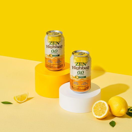 젠 하이볼향 레몬 0.0 제품. 티젠 제공