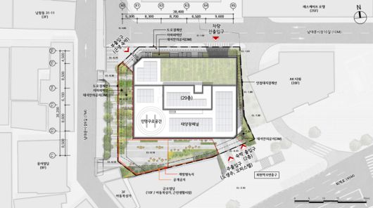 서울 남대문구역 제7-1지구 도시정비형 재개발사업 대상지 배치도. 서울시 제공