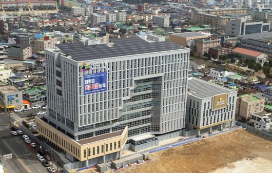 전북 익산시청 전경.