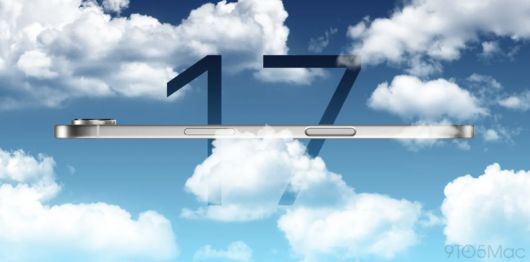 아이폰17 에어 모형. /사진=나인투파이브백