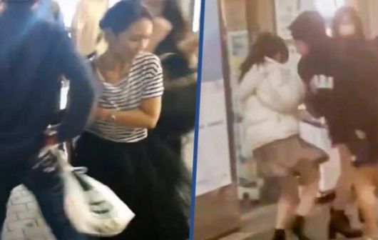 일본에서 발생했던 '어깨빵' 범죄가 전세계로 확산 움직임을 보이고 있다.사진=홍콩 사우스차이나모닝포스트 보도 캡처