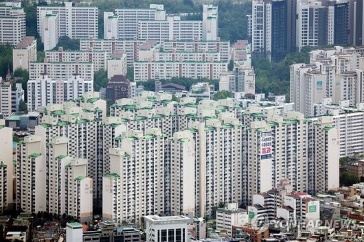 서울 강남권의 아파트 단지 전경. 사진=연합뉴스