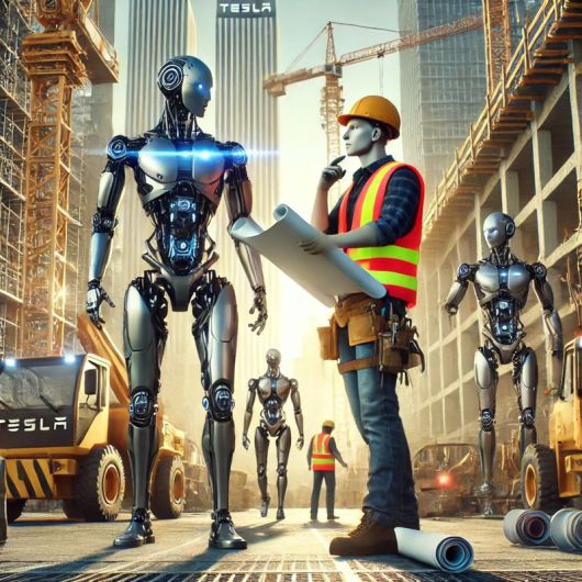 챗GPT로 만든 '건설형 휴머노이드 로봇'. 최원철 교수 제공