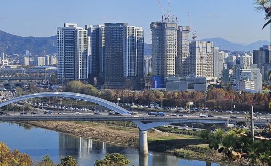 서울 성동구 성수동 서울숲아이파크리버포레 전경. 사진=전민경 기자