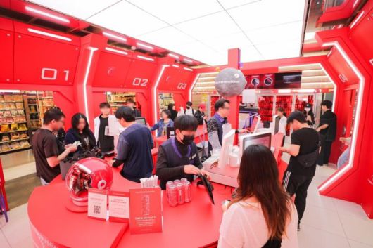 CU 올림픽광장점에서 진행 중인 피스마이너스원 팝업스토어 모습. BGF리테일 제공