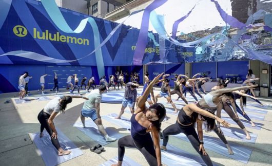 5일 성수동 LCDC 서울에서 룰루레몬 얼라인 출시 10주년 맞이 오프라인 이벤트가 진행되고 있다. 룰루레몬 제공