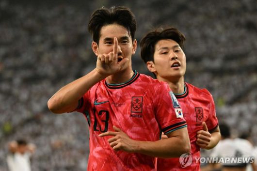 결승골 넣은 김진규 /사진=연합뉴스