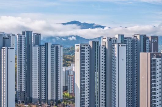 < ‘제일풍경채 원주 무실’ 아파트 전경. 사진=제일건설 제공>