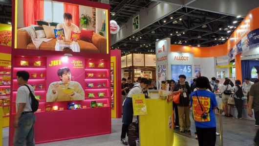 11일 경기 일산 킨텍스에서 열린 '2025 서울국제식품산업대전'에 참가한 오뚜기 부스. 사진=이환주 기자