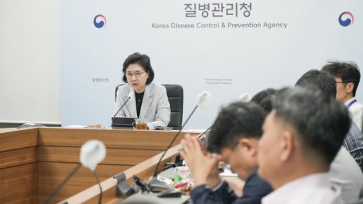 지영미 질병관리청장이 10일 열린 호흡기감염병 관계부처 합동대책반 5차 회의를 주재하고 있다. (질병관리청 제공, 재판매 및 DB금지) 2025.6.10/뉴스1