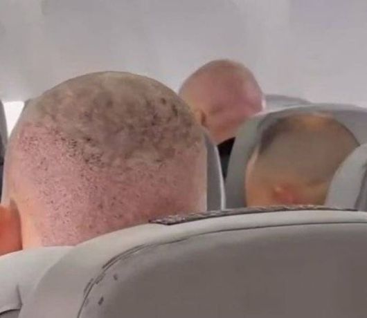 튀르키예에서 모발 이식을 마치고 귀국하는 남성들을 찍은 사진이 논란이 되고 있다. /인스타그램