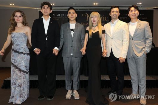 조수미 콘서트 기자간담회. 연합뉴스