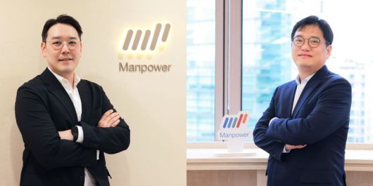맨파워코리아 김기남 이사(왼쪽), 김기태 전무. 맨파워코리아 제공
