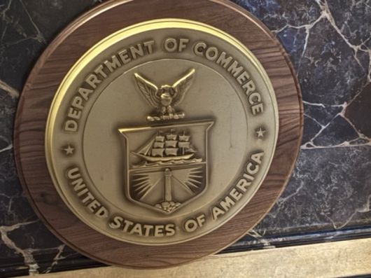[워싱턴=뉴시스]미국 상무부 로고. 뉴시스