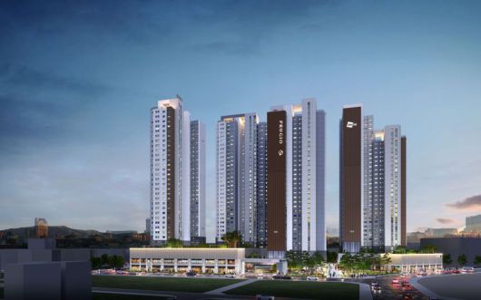 '리버센트 푸르지오 위브' 투시도. 대우건설·두산건설 컨소시엄 제공