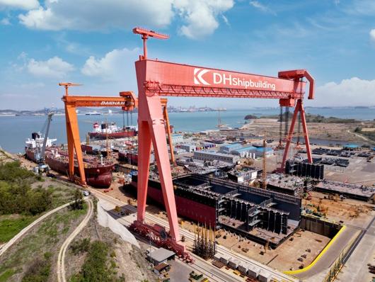 전남 해남군 화원면에 자리한 대한조선. 뉴스1 제공