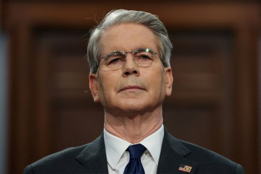 스콧 베선트 미국 재무장관이 지난달 6일(현지시간) 미국 워싱턴DC 하원 청문회에 참석해 증언하고 있다.로이터연합뉴스