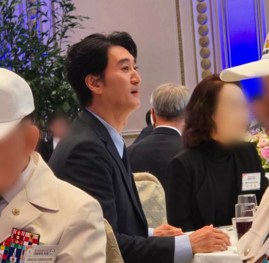 배우 신현준이 27일 청와대 영빈관에서 열린 '호국보훈의 달, 대통령의 초대' 행사에 참석했다.신현준 인스타그램 캡처. 뉴시스