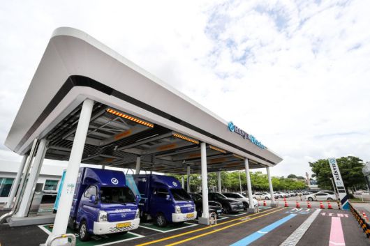 한진 김포 전기차 충전소 전경 한진 제공