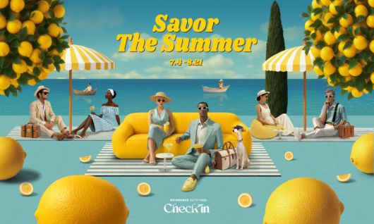 신세계면세점의 정기 캠페인 'SAVOR THE SUMMER' 광고 이미지 / 신세계면세점 제공