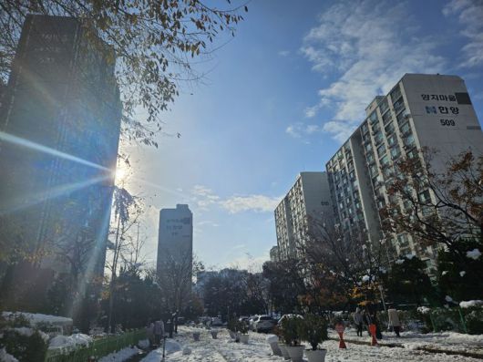 1기 신도시 정비사업 선도지구에 선정된 경기 분당 신도시 양지마을. 사진=최가영 기자
