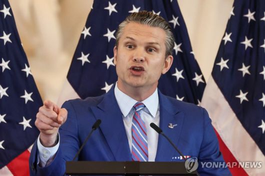 피트 헤그세스 미국 국방장관.연합뉴스