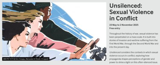 위안부 문제 등을 다룬 영국 런던 임페리얼전쟁박물관(IWM)의 특별 전시회. 임페리얼전쟁박물관 홈페이지 갈무리