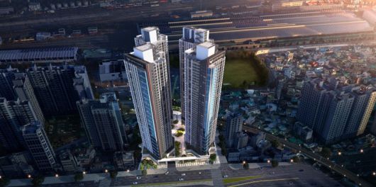 가야역 롯데캐슬 스카이엘 조감도. 롯데건설 제공