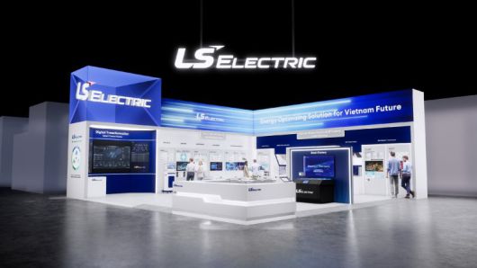 오는 16~18일 베트남 호찌민시 사이공전시컨벤션센터(SECC)에서 열리는 '베트남 일렉스2025' 내 LS일렉트릭 부스 조감도. LS일렉트릭 제공