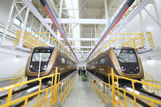 [김포=뉴시스] 정일형 기자 = 추가 투입되는 김포 골드라인. (사진은 김포시 제공) /사진=뉴시스