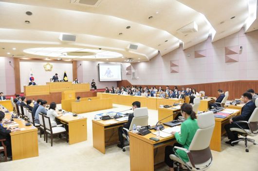 양주시의회 내부 모습. 양주시의회 제공