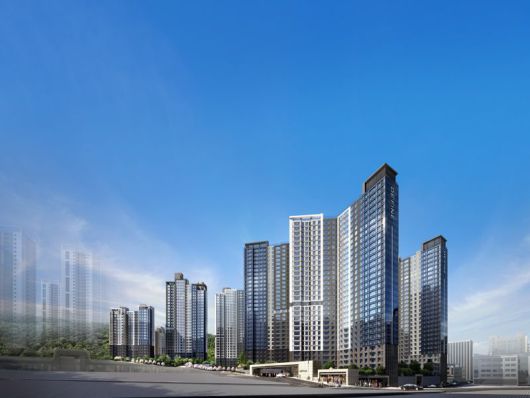 드파인 광안 메인투시도. SK에코플랜트 제공