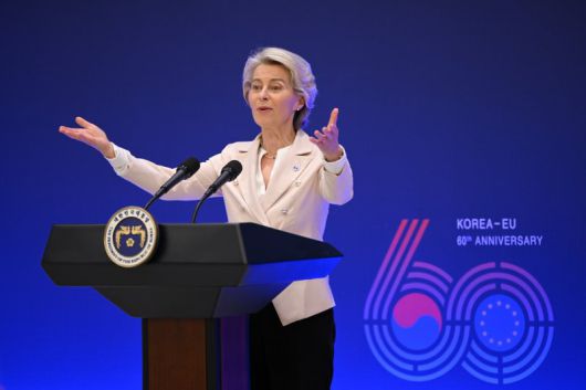 우르줄라 폰데어라이엔 EU 집행위원장.연합뉴스