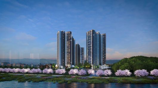 부산 '디에트르 더 리버' 조감도. 대방건설 제공